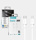 Type-C to Lightning 30W Cable 1 Metre White 73121