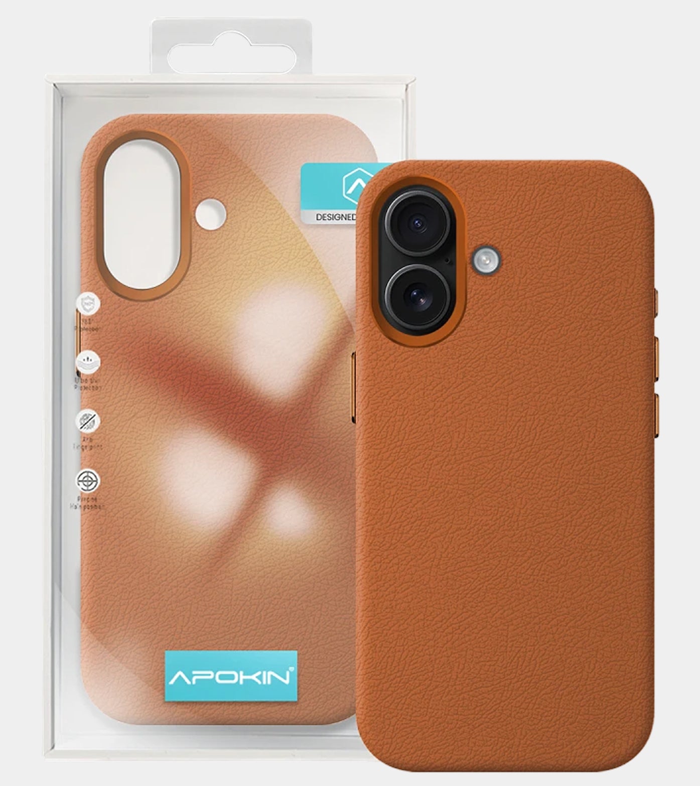 Leather case for iPhone 17